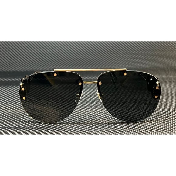 Versace Mens Gold Dark 63mm Sunglasses!